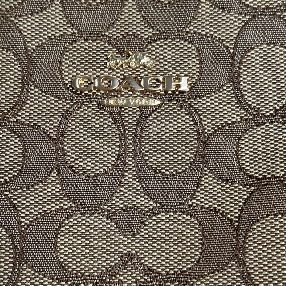 Coach Women’s Signature Zip Top Tope Bag - Picture 3 of 9